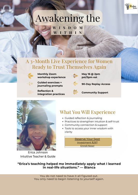 The Wisdom Within-3 Month Journey
