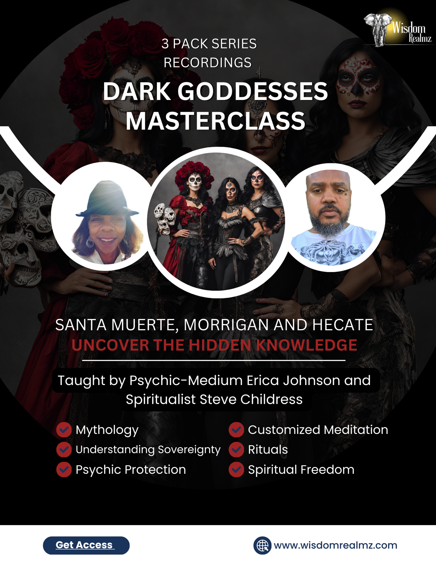 The Dark Goddess Series Recording 3 Pack